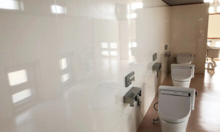 学校トイレ壁面パネル（FX-3421G） イメージ